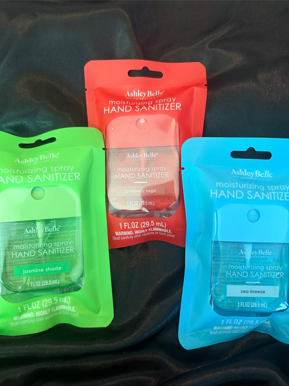 Hand Sanitizer Moisturizing - Jasmine Shade, Sea Breeze and Cranberry Sage